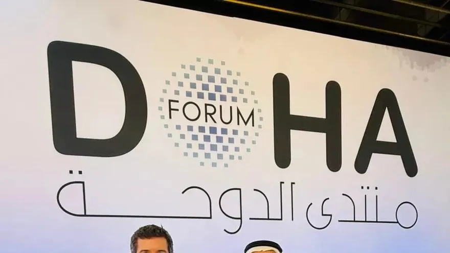 El viceministro Carlos A. Hoyos participo en el foro de Doha bajo el tema justicia en acción.