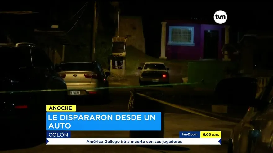 Hombre herido por balacera en Colón