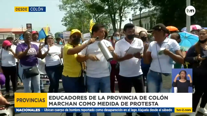 Siguen protestas de grupos de sociedad civil en Colón