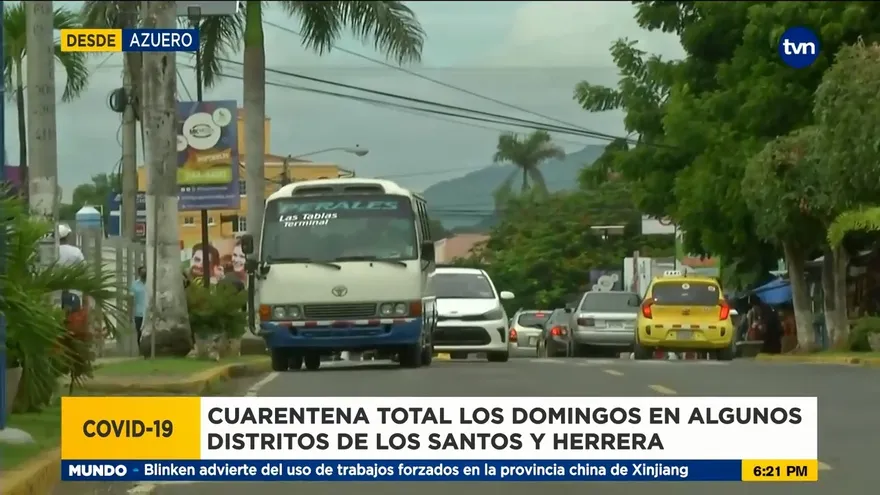 Transportistas de la región de Azuero preocupados por cuarentena total de domingos