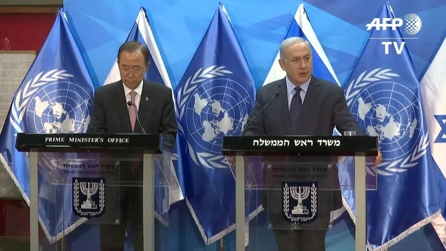 Ban Ki-moon pide a Netanyahu coraje para tomar medidas valientes