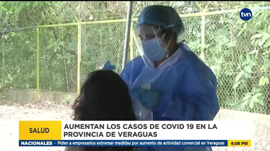 Leve aumento de casos de COVID-19 en Veraguas