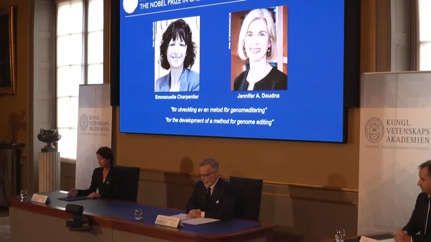 Dos mujeres genetistas de Francia y EEUU ganan el Nobel de Química