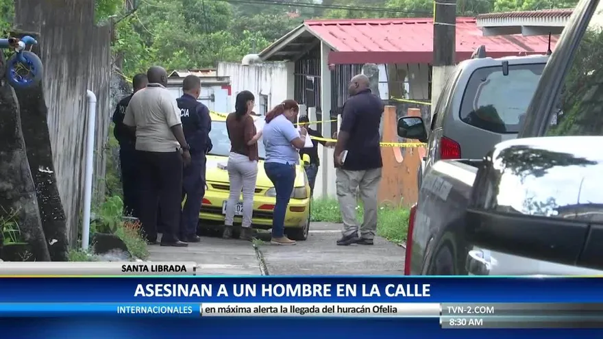 Asesinan a un hombre en Santa Librada