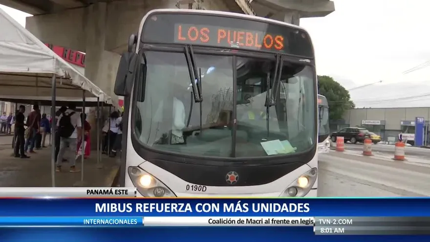 Refuerzan con más unidades de MiBus en Panamá Este