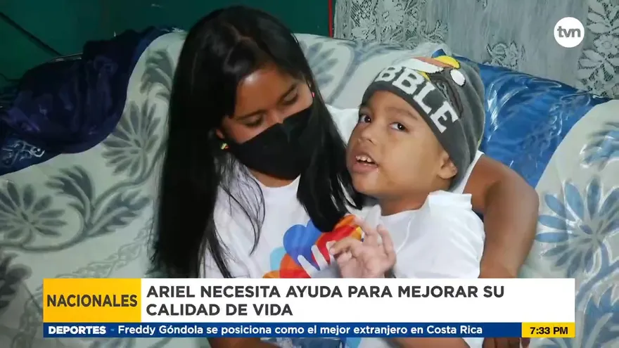 Ariel, niño de 5 años que sufre de esclerosis tuberosa necesita tu ayuda