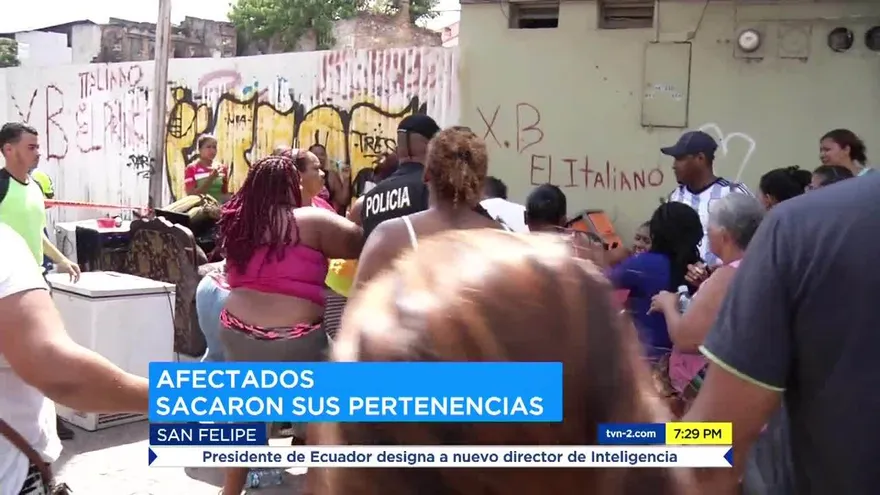 Se reportan hechos delictivos en medio de incendio en San Felipe