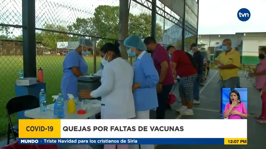 Molestia por falta de vacuna