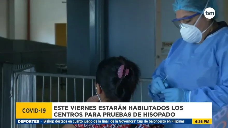 Centros de hisopados estarán abiertos en Santiago este viernes