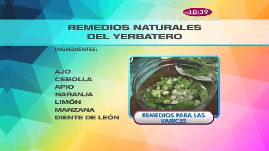 Yerbatero - Remedios para las varices