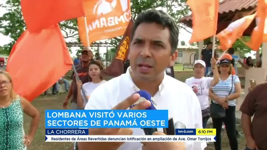 Ricardo Lombana hace gira por Panamá Oeste