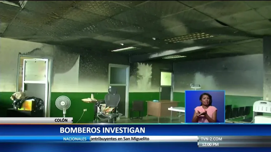 Farmacia en Colón sufrió afectaciones por incendio