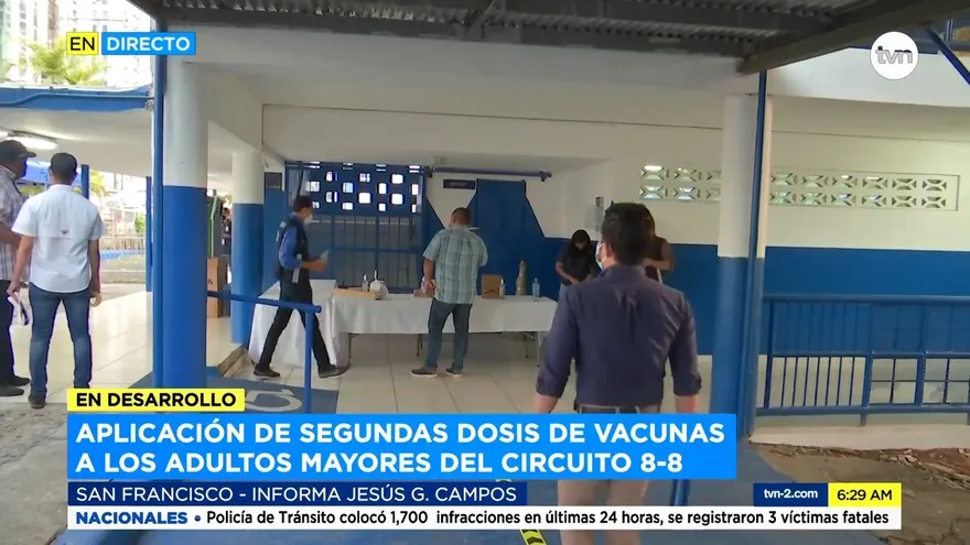 Reinicia la vacunación en el circuito 8-8