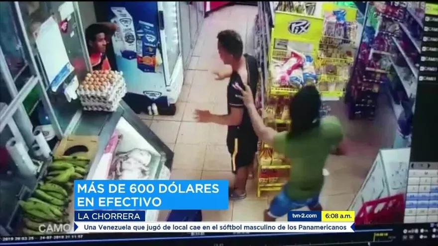 Antisociales roban en un minisúper en La Chorrera