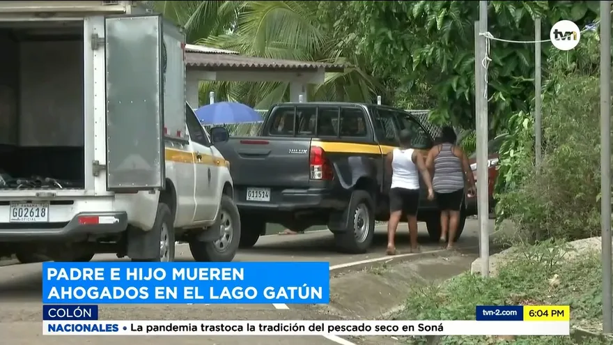 Padre e hijo mueren ahogados en el lago Gatún