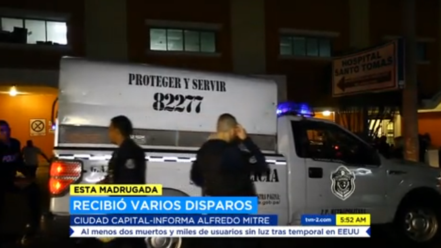 La Policía llegó al Hospital Santo Tomás