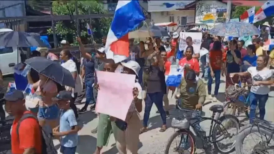 Protestas en Bocas del Toro