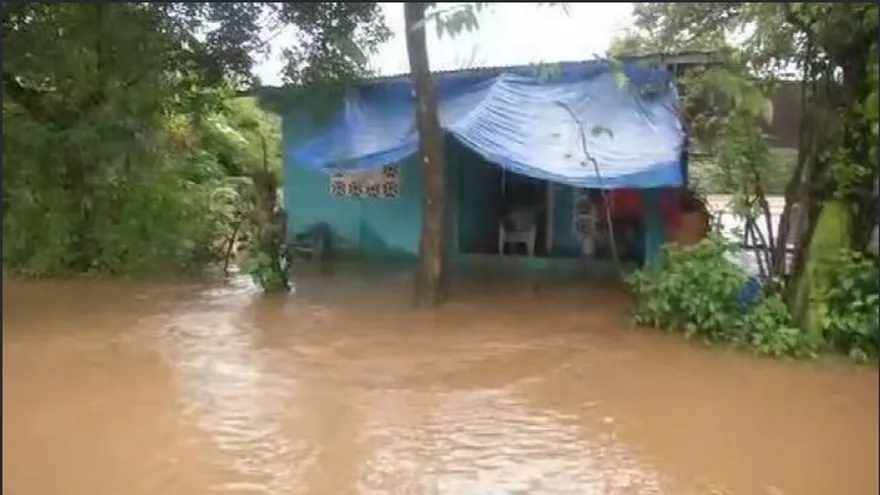 Intensas lluvias provocan inundaciones en Mariato