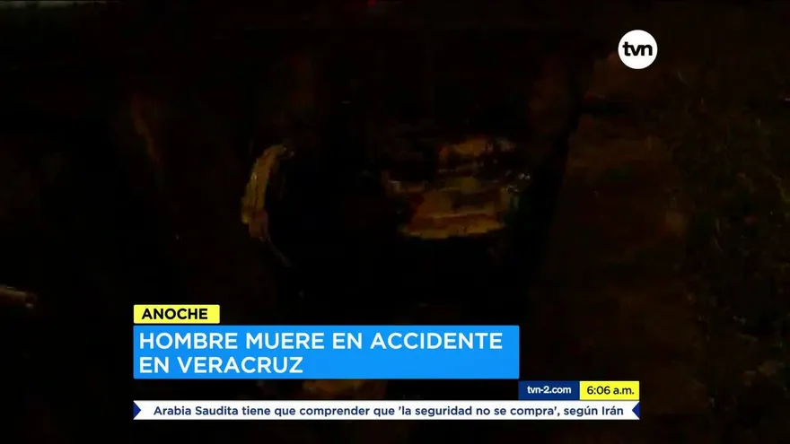 Una persona muere por accidente de tránsito en Veracruz
