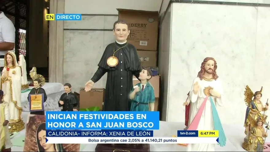 Inician la novena de Don Bosco