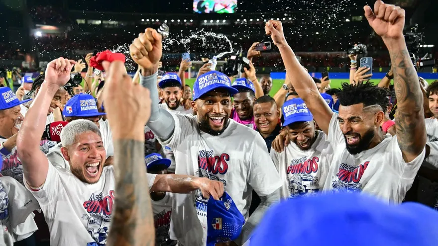 Celebración de la selección de Panamá