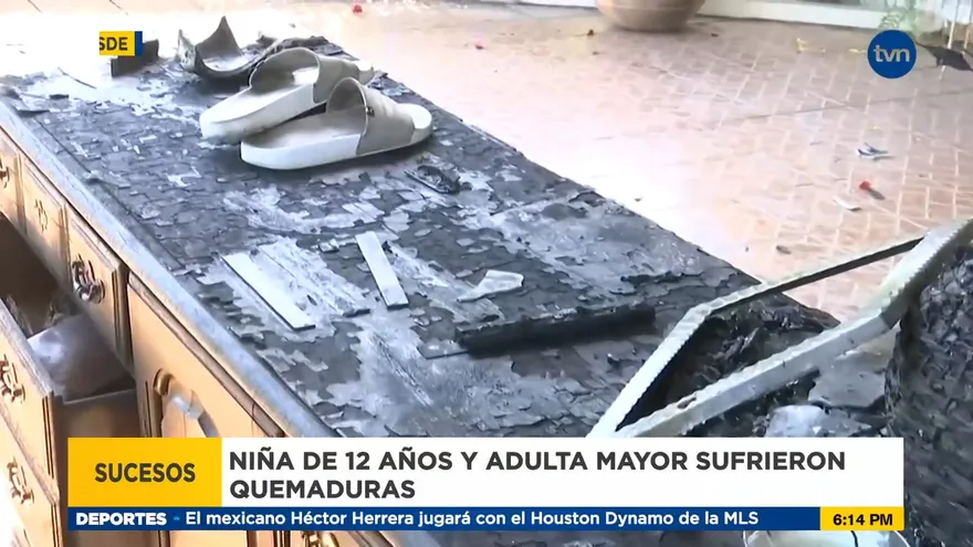 Incendio ocasiona quemaduras y afectaciones a una niña de 12 años