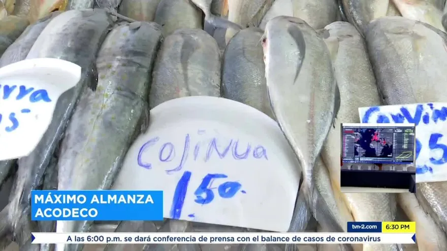 Vendedores con venta baja en mariscos  esperan que situación de coronavirus acabe