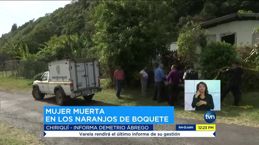 Investigan muerte de una adulta mayor en Chiriquí