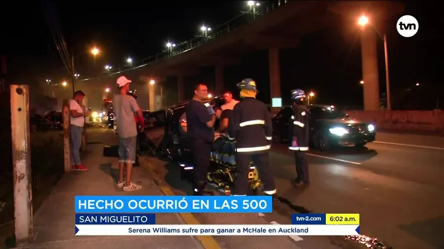 Una persona herida en Las 500