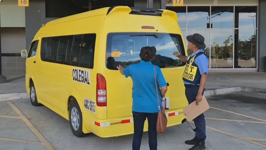 ATTT inicia inspección a busitos colegiales en Chiriquí