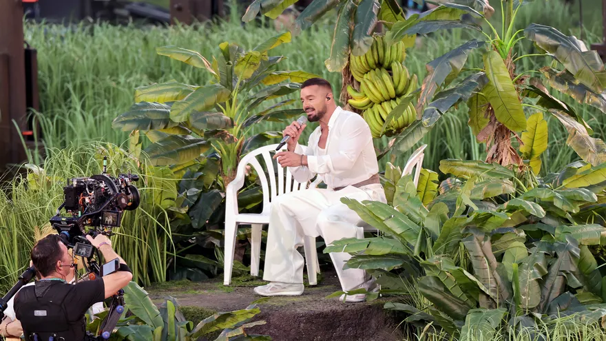 Ricky Martin en su presentación junto a Bad Bunny en el show de medio tiempo