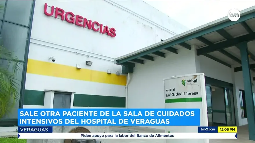 Cuarta paciente sale del cuarto de cuidados intensivos del Hospital Luis Chicho Fábrega