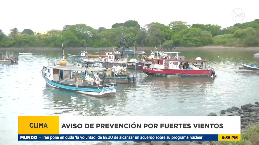 Aviso de prevención por fuertes vientos