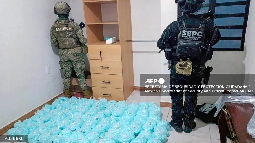 México incauta 14 millones de dosis de fentanilo