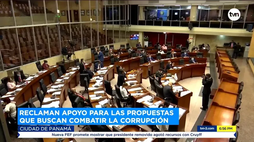 Piden a la Asamblea más apoyo en propuestas contra la corrupción