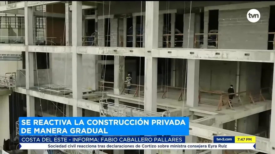 Se reactivan las obras de construcción