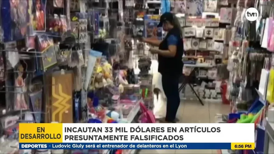Operación Mattel incauta 33 mil dólares en artículos presuntamente falsificados