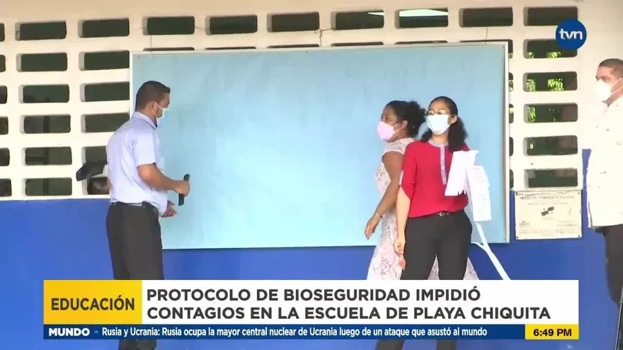 Escuela de Playa Chiquita lista para volver a clases presenciales