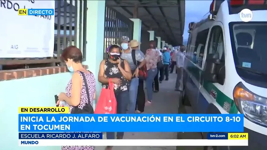 Inicia jornada de vacunación en Tocumen