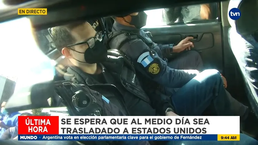 Férreo operativo de seguridad en traslado de Luis Enrique Martinelli Linares