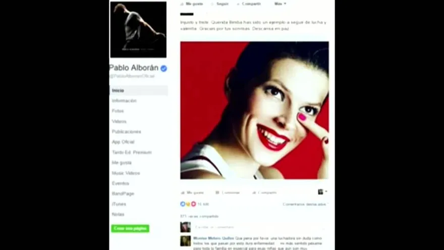 Muere Bimba Bosé, sobrina de Miguel Bosé