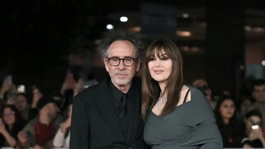 Tim Burton y Monica Bellucci