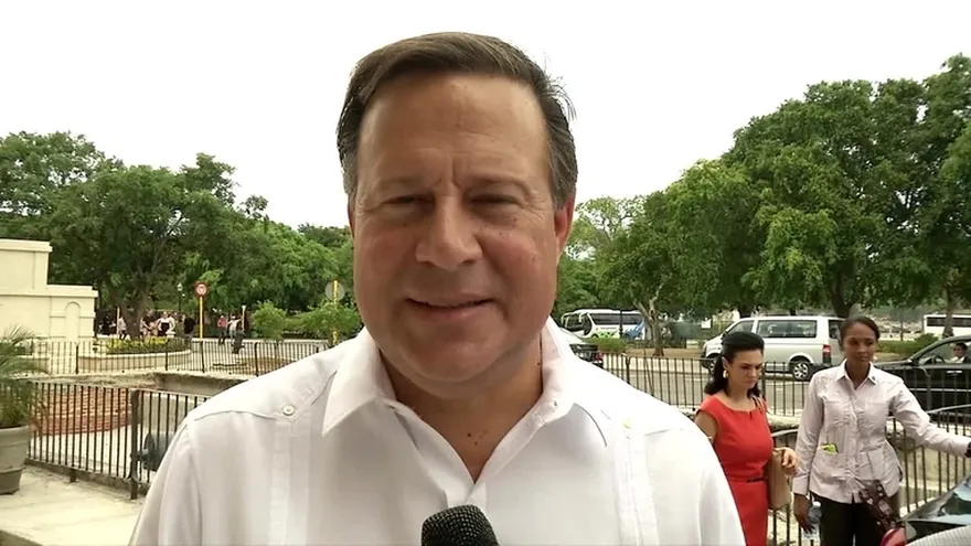 Presidente Varela se refiere a las inundaciones en Panamá desde Cuba