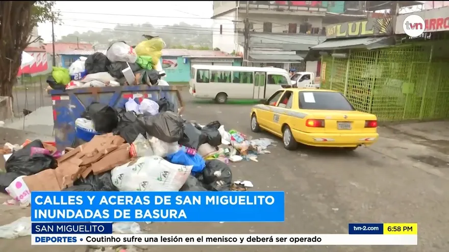 Basura en espacios públicos