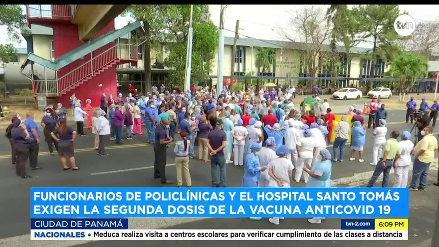 Personal de policlínicas exige aplicación de segunda dosis