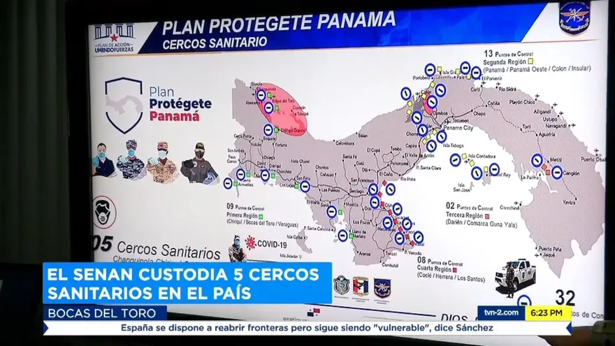 Senan custodia 5 cercos sanitarios en el país