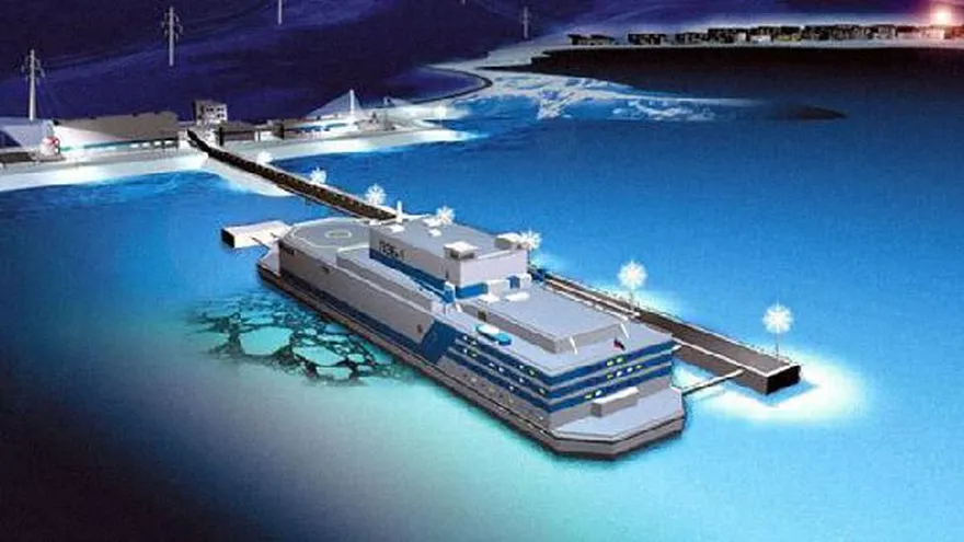 Primera central nuclear flotante resistirá tsunamis y terremotos. Fotografía/ Comisión Chilena Nuclear