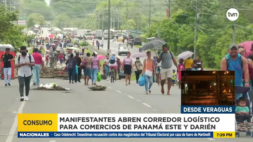 Abren un corredor logístico en Panamá Este para insumos básicos