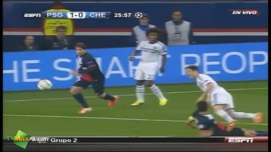 Gol Hazard - PSG 1-1 Chelsea