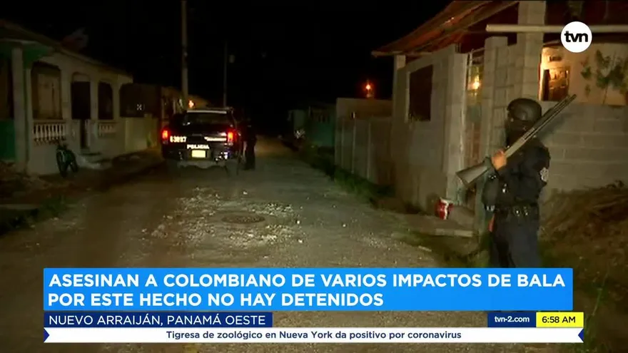 Asesinan a un hombre de nacionalidad colombiana en Arraiján